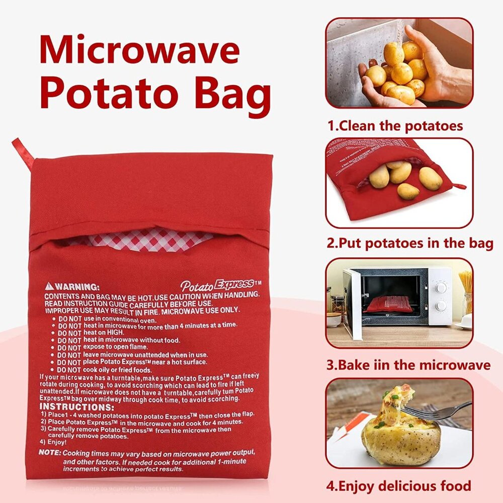 Potato Express Microwave Potato Cooker